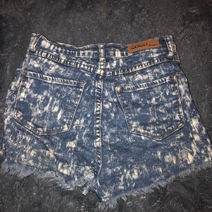 Distressed Denim Shorts